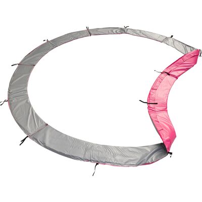HAPPY GARDEN Almohadilla De Protección Reversible Para Cama Elástica Ø370cm Perth Gris/rosa HAPPY GARDEN Almohadilla De Protección Reversible Para Cama Elástica Ø370cm Perth Gris/rosa