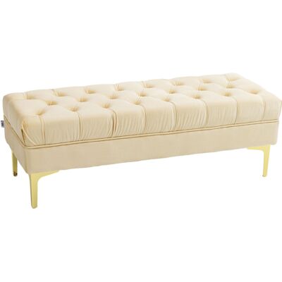 JHY DESIGN Banco Tapizado Para Colocar Al Pie De La Cama, Estilo Clásico Y Elegante, Dimensiones: 118 Cm De Largo X 45 Cm De Ancho X 42 Cm De Alto. JHY DESIGN Banco Tapizado Para Colocar Al Pie De La Cama, Estilo Clásico Y Elegante, Dimensiones: 118 Cm De Largo X 45 Cm De Ancho X 42 Cm De Alto.