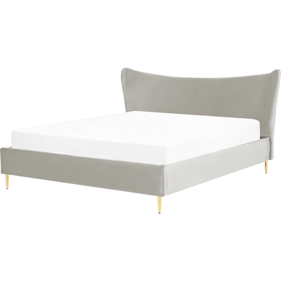 Cama de Terciopelo Super King Chaleix - Estilo Glam Moderno Cama de Terciopelo Super King Chaleix - Estilo Glam Moderno