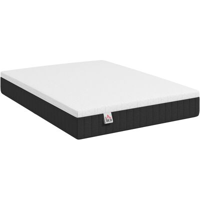 Homcom Colchón 190x135 Cm, Grosor 25 Cm, Colchón Viscoelástico De Muelles Ensacados De 7 Zonas, Firmeza Media, Funda Desmontable Y Lavable, Gris Homcom Colchón 190x135 Cm, Grosor 25 Cm, Colchón Viscoelástico De Muelles Ensacados De 7 Zonas, Firmeza Media, Funda Desmontable Y Lavable, Gris