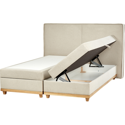 Cama Continental Beliani tamaño King con Almacenaje Cama Continental Beliani tamaño King con Almacenaje
