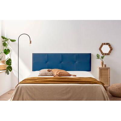 Moonia - Cabecero Tapizado Altea Polipiel 145x50x5 Cm - Azul Oscuro Moonia - Cabecero Tapizado Altea Polipiel 145x50x5 Cm - Azul Oscuro