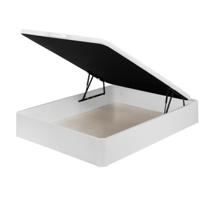 SANTINO Canapé Abatible De Madera Blanco Gran Capacidad, Totas Las Medidas. Envio Y Montaje Gratuito. 190cm SANTINO Canapé Abatible De Madera Blanco Gran Capacidad, Totas Las Medidas. Envio Y Montaje Gratuito. 190cm