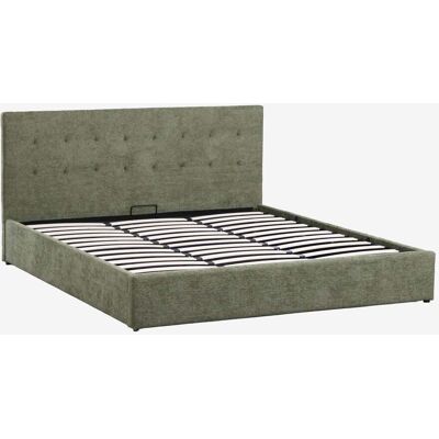 Cama Con Canapé Abatible Tapizada Abiel Sklum 180 X 200 Cm Cama Con Canapé Abatible Tapizada Abiel Sklum 180 X 200 Cm
