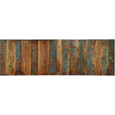 Cabecero de cama multicolor 160 cm madera maciza reciclada - Cabecero Cabecero de cama multicolor 160 cm madera maciza reciclada - Cabecero