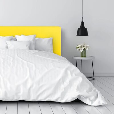 HAPPERS Cabecero De Cama Amarillo Tapizado 144x49x7 (cama 135) Amarillo HAPPERS Cabecero De Cama Amarillo Tapizado 144x49x7 (cama 135) Amarillo