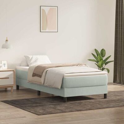 vidaXL Cama - Terciopelo, 80x220cm, Sin Colchón vidaXL Cama - Terciopelo, 80x220cm, Sin Colchón