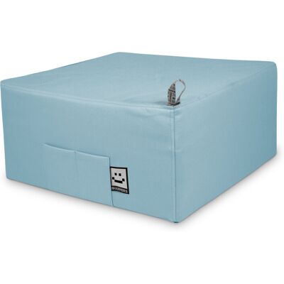 Happers - Puff Cama Individual Para Una Persona Polipiel Azul Cielo Único Azul Cielo Happers - Puff Cama Individual Para Una Persona Polipiel Azul Cielo Único Azul Cielo