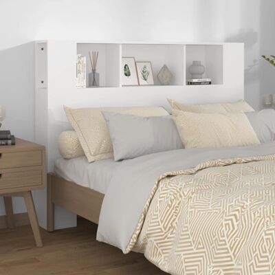 Encimera de cabecera blanca vidaXL 140x18,5x104,5 cm - Cabecera Encimera de cabecera blanca vidaXL 140x18,5x104,5 cm - Cabecera