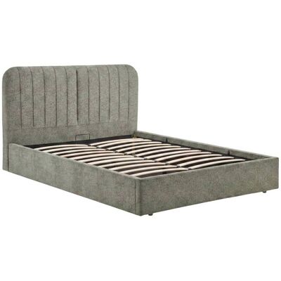 Cama Con Cajón Cala Rectangular 160 X 200 Cm, Verde - Atmosphera Créateur D'Intérieur Cama Con Cajón Cala Rectangular 160 X 200 Cm, Verde - Atmosphera Créateur D'Intérieur