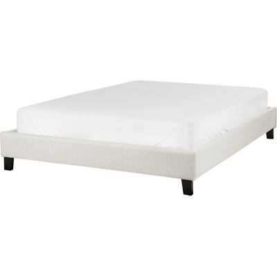 Cama doble Beliani Beige Claro - ROANNE - cama Cama doble Beliani Beige Claro - ROANNE - cama
