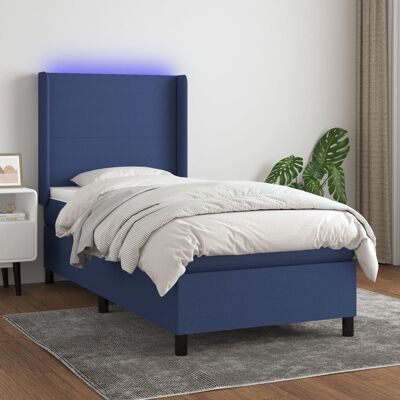 Cama vidaXL Azul 80x200cm con Luces LED Cama vidaXL Azul 80x200cm con Luces LED