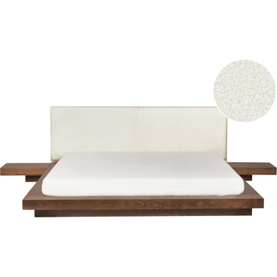 Cama moderna de Beliani con mesitas - 180x200cm - Estilo Escandinavo Cama moderna de Beliani con mesitas - 180x200cm - Estilo Escandinavo