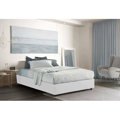 Crido Consulting Srl - Cama doble 160x200cm - Blanco Crido Consulting Srl - Cama doble 160x200cm - Blanco