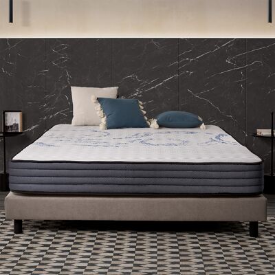 Naturalex - Colchón Perfect Sleep - 180x200 Cm - Viscoelástica Hr, Látex Azul, Hipoalergénico - Equilibrado - 7 Zonas De Confort - Cara Verano/invierno Naturalex - Colchón Perfect Sleep - 180x200 Cm - Viscoelástica Hr, Látex Azul, Hipoalergénico - Equilibrado - 7 Zonas De Confort - Cara Verano/invierno