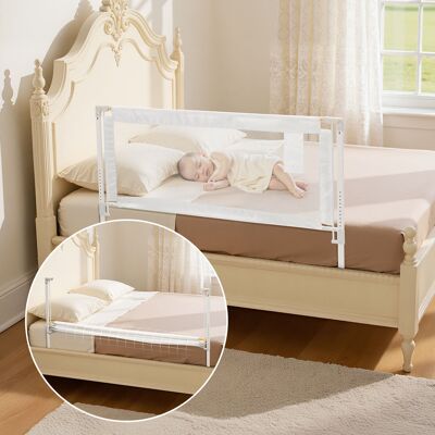 Vevor Barandilla De Cama Para Niños Pequeños, 1,5 M De Longitud, Con Tubo De Hierro Reforzado, Tela Oxford, Altura Ajustable De 68 A 89 Cm, Para Colchones De 5 A 27 Cm De Grosor, 1500 X 890 Mm Vevor Barandilla De Cama Para Niños Pequeños, 1,5 M De Longitud, Con Tubo De Hierro Reforzado, Tela Oxford, Altura Ajustable De 68 A 89 Cm, Para Colchones De 5 A 27 Cm De Grosor, 1500 X 890 Mm