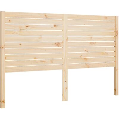 Cabecero de madera maciza de pino 146x4x100 cm vidaXL - Marrón Cabecero de madera maciza de pino 146x4x100 cm vidaXL - Marrón