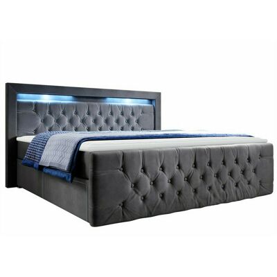 MIRJAN24 Mobilier1 - Cama Continental Nashville 131 , Continental, Doble, 160x200, Tapiz, Somieres, 180x220x115cm, Led MIRJAN24 Mobilier1 - Cama Continental Nashville 131 , Continental, Doble, 160x200, Tapiz, Somieres, 180x220x115cm, Led