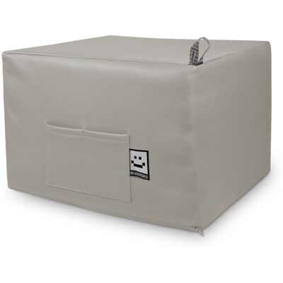Happers Puff Cama Confort - Gris Claro - Convertible Bed Happers Puff Cama Confort - Gris Claro - Convertible Bed