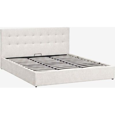 Cama Con Canapé Abatible Tapizada Abiel Sklum 180 X 200 Cm Cama Con Canapé Abatible Tapizada Abiel Sklum 180 X 200 Cm