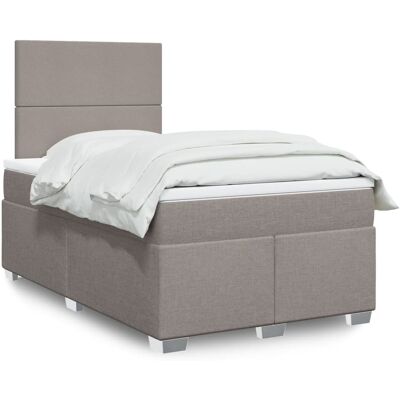 Vidaxl Cama de tela gris taupe 120x190 cm Vidaxl Cama de tela gris taupe 120x190 cm