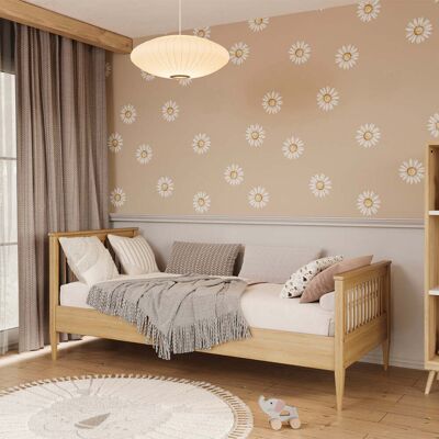 M&S Cama 90x200 Con Somier Emilia Madera M&S Cama 90x200 Con Somier Emilia Madera