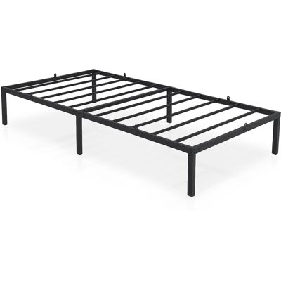 AKORD Cama Plegable De Metal 100x200 Cm Cama De Invitados Ahorra Espacio Con Estructura Y Somier De Láminas Negro 6 Patas 10 Láminas AKORD Cama Plegable De Metal 100x200 Cm Cama De Invitados Ahorra Espacio Con Estructura Y Somier De Láminas Negro 6 Patas 10 Láminas