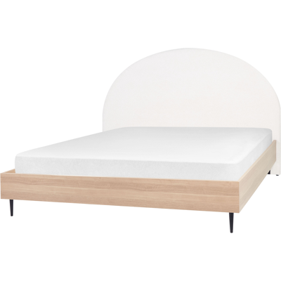 Cama Beliani MILLAY Off-White - Cama Cama Beliani MILLAY Off-White - Cama
