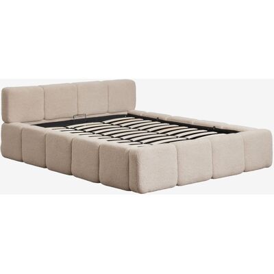 Cama Con Canapé Abatible Tapizada Jolcem Sklum 180 X 200 Cm Cama Con Canapé Abatible Tapizada Jolcem Sklum 180 X 200 Cm