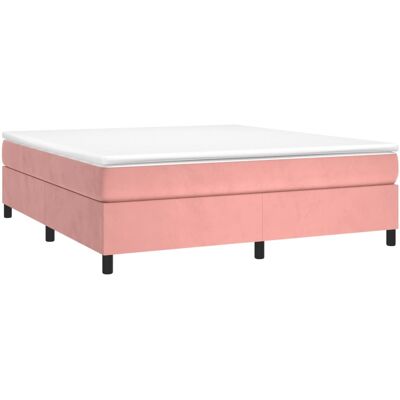 vidaXL Estructura de Cama Terciopelo Rosa 180x200 cm - Estructura de cama vidaXL Estructura de Cama Terciopelo Rosa 180x200 cm - Estructura de cama