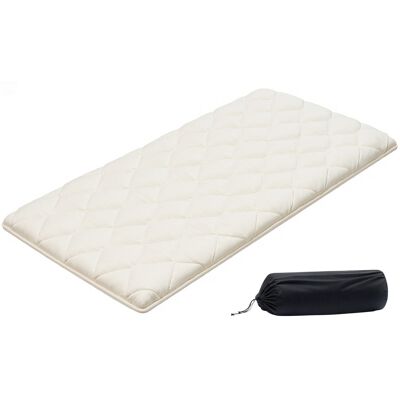 Vevor Colchón Futón Japones, Tatami Plegable De Tamaño Individual, Con Bolsa De Almacenamiento Y Herrajes De Montaje, Esterilla De 9 Capas Para Meditación Y Yoga, Blanco, 2032 X 991 X 63,5 Mm Vevor Colchón Futón Japones, Tatami Plegable De Tamaño Individual, Con Bolsa De Almacenamiento Y Herrajes De Montaje, Esterilla De 9 Capas Para Meditación Y Yoga, Blanco, 2032 X 991 X 63,5 Mm