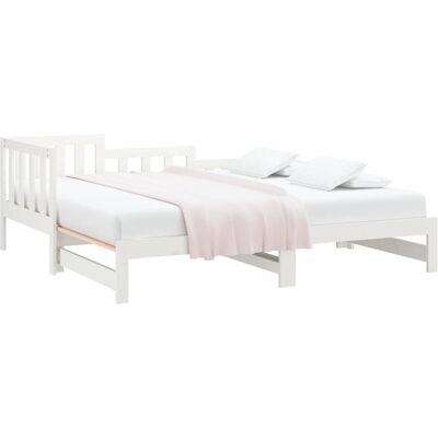 vidaXL Cama de día de madera de pino - Cama abatible vidaXL Cama de día de madera de pino - Cama abatible