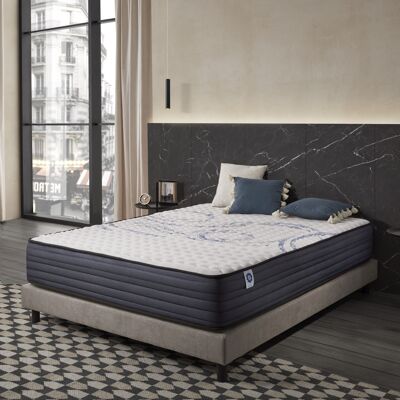 Naturalex - Colchón Perfect Sleep - 160x200 Cm - Viscoelástica Hr, Látex Azul, Hipoalergénico - Confort Firme - 7 Zonas De Confort - Cara Verano/invierno - Grosor Extra Grande (30 Cm) Naturalex - Colchón Perfect Sleep - 160x200 Cm - Viscoelástica Hr, Látex Azul, Hipoalergénico - Confort Firme - 7 Zonas De Confort - Cara Verano/invierno - Grosor Extra Grande (30 Cm)