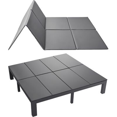 Vevor Tabla De Cama Plegable, Dimensiones De 204 X 193 Cm, Soporte Para Colchón, Material De Tablero De Pp, Base Tapizada Con Tejido Oxford 600d, Somier Plegable Para Camas Literas Sofás, Color Gris Vevor Tabla De Cama Plegable, Dimensiones De 204 X 193 Cm, Soporte Para Colchón, Material De Tablero De Pp, Base Tapizada Con Tejido Oxford 600d, Somier Plegable Para Camas Literas Sofás, Color Gris