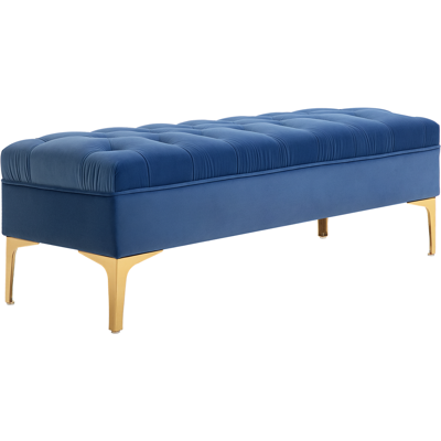 JHY DESIGN Banco Tapizado Al Pie De La Cama, 118 X 45 X 42 Cm, Metal Color Oro. JHY DESIGN Banco Tapizado Al Pie De La Cama, 118 X 45 X 42 Cm, Metal Color Oro.