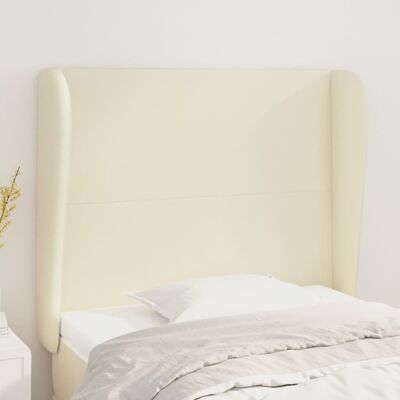 Cabecero con orejas crema - Encabezado de cama Cabecero con orejas crema - Encabezado de cama