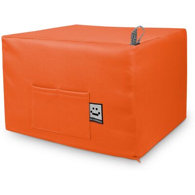Happers Naranja Puff Cama Confort - Sofá Cama Happers Naranja Puff Cama Confort - Sofá Cama