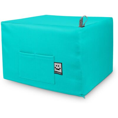 Happers - Puff Cama Turquesa - Sofá multiusos para interiores Happers - Puff Cama Turquesa - Sofá multiusos para interiores