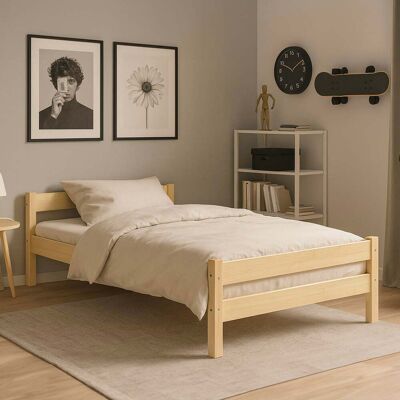 OEM Cama 90x200 Somier Y Colchón Incluidos Kocot Kids Axel Madera OEM Cama 90x200 Somier Y Colchón Incluidos Kocot Kids Axel Madera