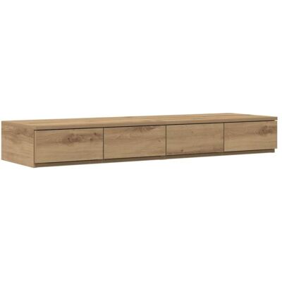 Mesita de noche vidaXL 120x36.5x16.5 cm - Muebles de dormitorio rústico moderno Mesita de noche vidaXL 120x36.5x16.5 cm - Muebles de dormitorio rústico moderno