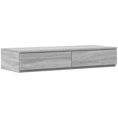 Vidaxl - Mesita de noche Gris Sonoma 75x36,5x16,5 cm - Mesita de noche Vidaxl - Mesita de noche Gris Sonoma 75x36,5x16,5 cm - Mesita de noche