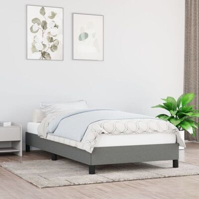 vidaXL Estructura de cama gris oscuro 80x200 cm - Cama vidaXL Estructura de cama gris oscuro 80x200 cm - Cama