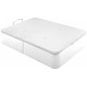 Canapé Abatible Waybox Polipiel Blanco 160x180 - Dormideo