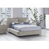 TALAMO ITALIA Cama matrimonial Cornelia, Cama contenedor con revestimiento de tela, 100% Made in Italy, Apertura frontal, adecuado para colchón 160x190 cm, Beige,