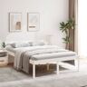 Cama para personas mayores madera maciza pino blanca 140x200 cm - Vidaxl