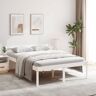 Cama para personas mayores madera maciza pino blanca 140x190 cm - Vidaxl