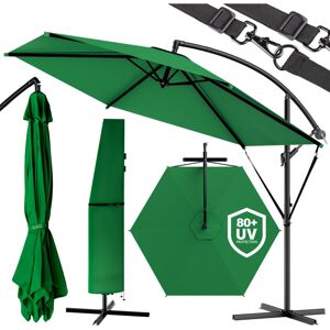 Sombrilla De Jardín Ø330cm Soporte Manivela Inclinable Protección Uv 80+ Seguro Antiviento Repelente Al Agua Terraza Patio Verde - Kingsleeve Sombrilla De Jardín Ø330cm Soporte Manivela Inclinable Protección Uv 80+ Seguro Antiviento Repelente Al Agua Terraza Patio Verde - Kingsleeve