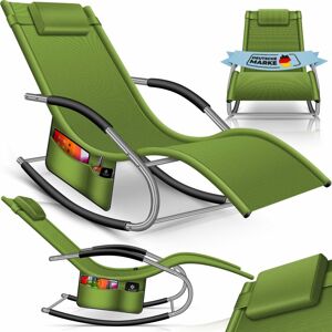 Tumbona Relax Tumbona Swing Tumbona De Jardín Silla De Jardín Silla Plegable Tumbona Mecedora Reclinable Ergonómico Caqui - Kesser Tumbona Relax Tumbona Swing Tumbona De Jardín Silla De Jardín Silla Plegable Tumbona Mecedora Reclinable Ergonómico Caqui - Kesser