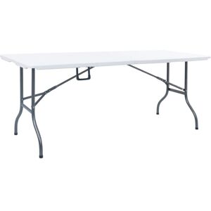 Vidaxl - Mesa De Jardín Plegable Hdpe Blanco 180x72x72 Cm Vidaxl - Mesa De Jardín Plegable Hdpe Blanco 180x72x72 Cm