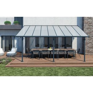 PALRAM Canopia Olympia Marquesina Pérgola De Aluminio 3x5.5 M Gris PALRAM Canopia Olympia Marquesina Pérgola De Aluminio 3x5.5 M Gris